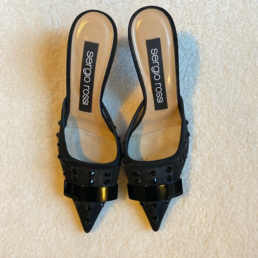 Sergio Rossi Black Pump size 35 1/2